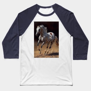 Appaloosa Horse - Oil paint Baseball T-Shirt